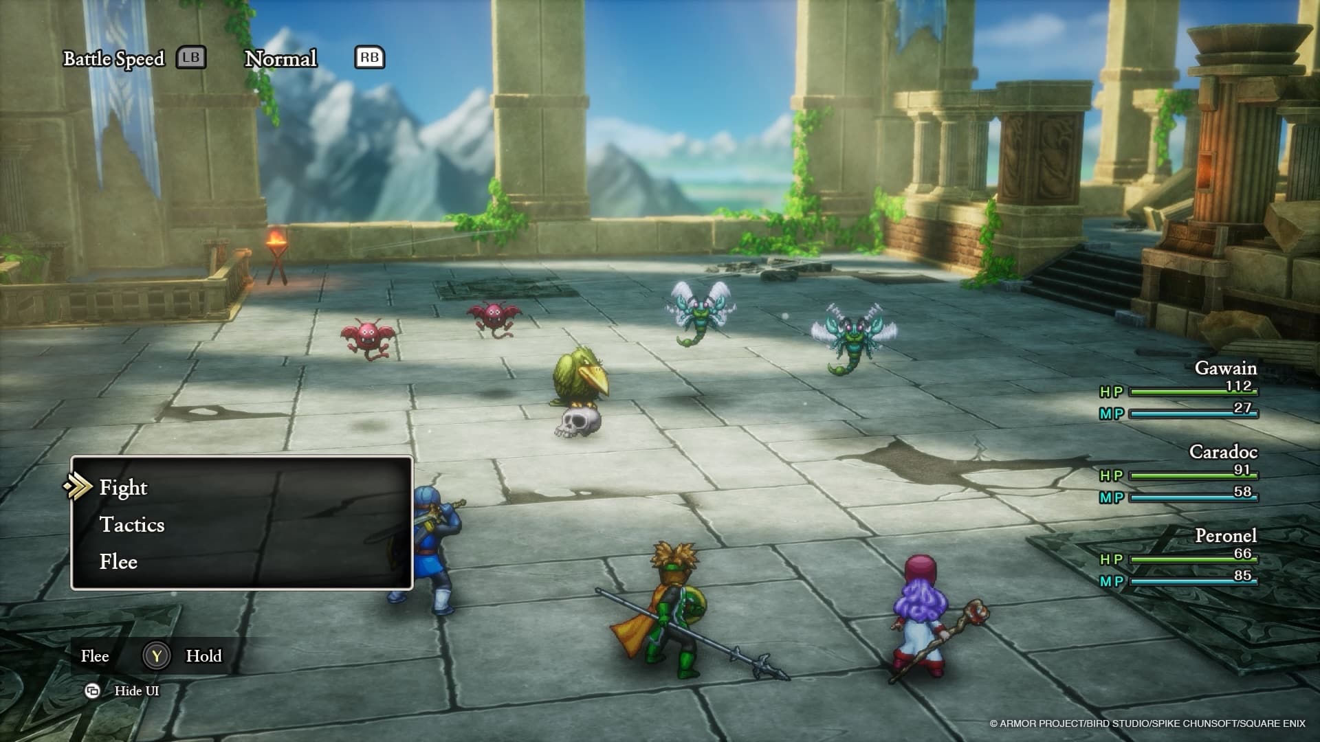 dragon quest preview battles