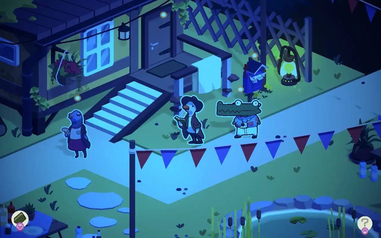 duck detective ghost of glamping