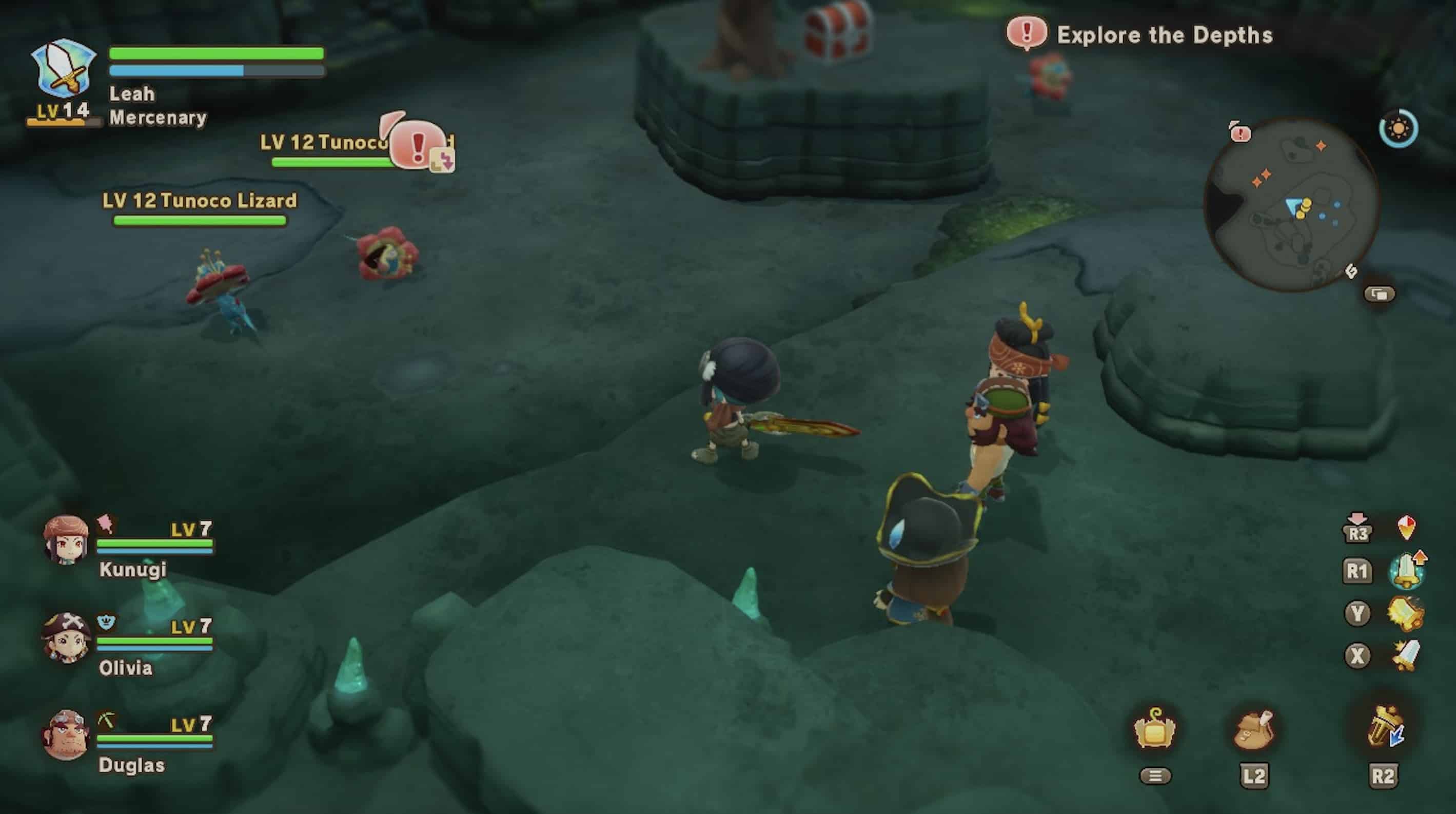 fantasy life i combat