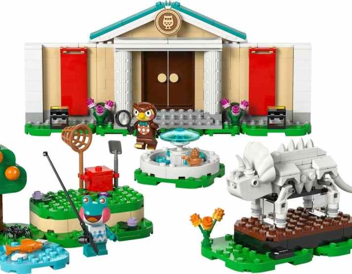 Blathers, Goldie, Lily, Stitches, Fang, and Fuschia join the Lego Animal Crossing lineup.