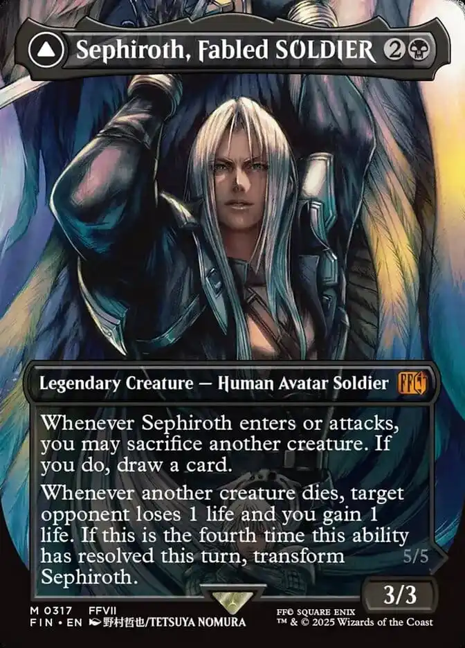 sephiroth one winged angel mtg final fantasy