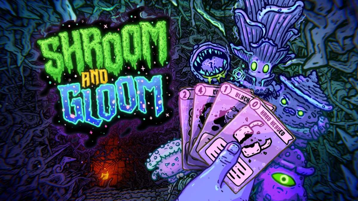 shroom and gloom deckbuilder game