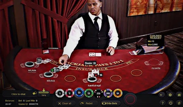 live dealer blackjack