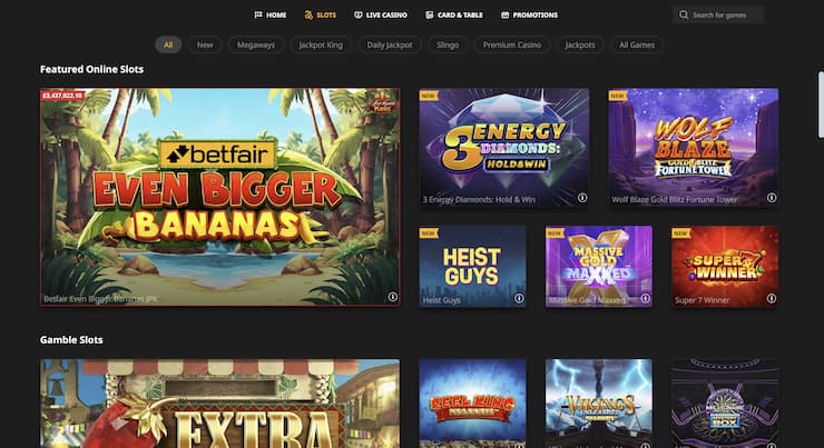 BetFair Casino casinos not on GamStop