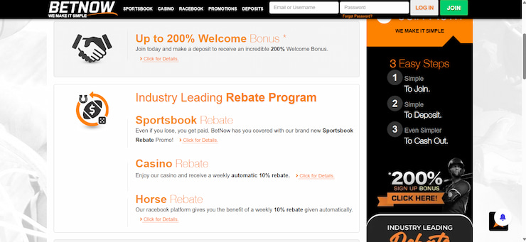 BetNow recurring promotions
