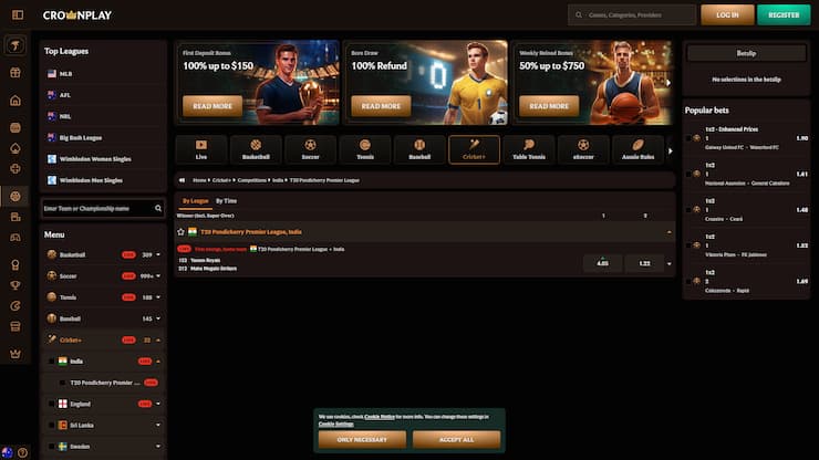 Best Betting Sites for Australia - Crownplay Cricket Betting Odds