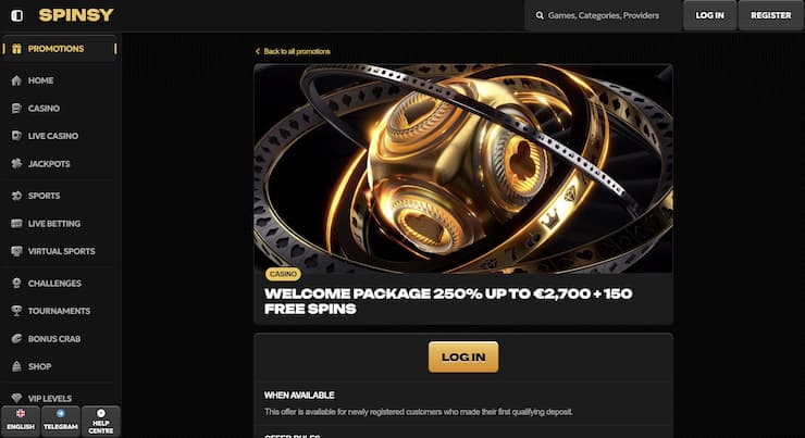 Crypto casino Australia Spinsy Casino