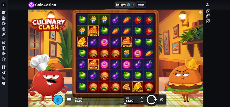 Culinary Clash slot as seen at CoinCasino