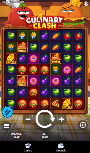 Culinary Clash as played on mobile