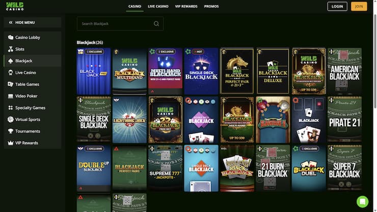 Florida Online Casinos Wild Casino