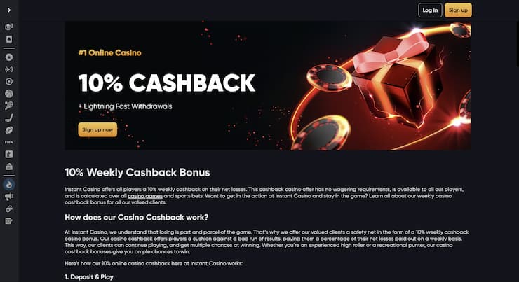 Instant Casino fastest payout online casinos NZ