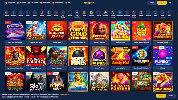 Jackpoty Casino Online Slots