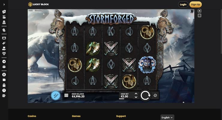 Lucky Block Stormforged slot review