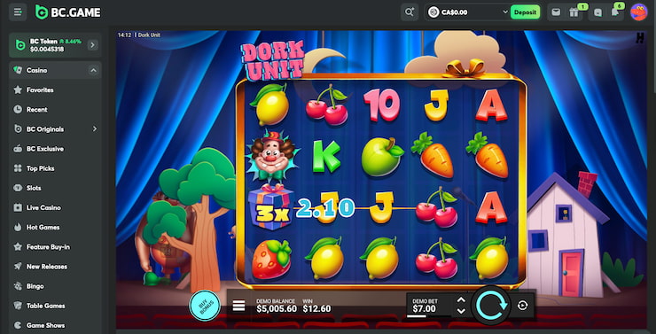 BC.Game Casino Dork Unit Game