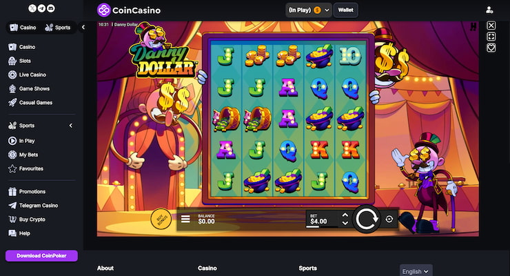 CoinCasino Danny Dollar