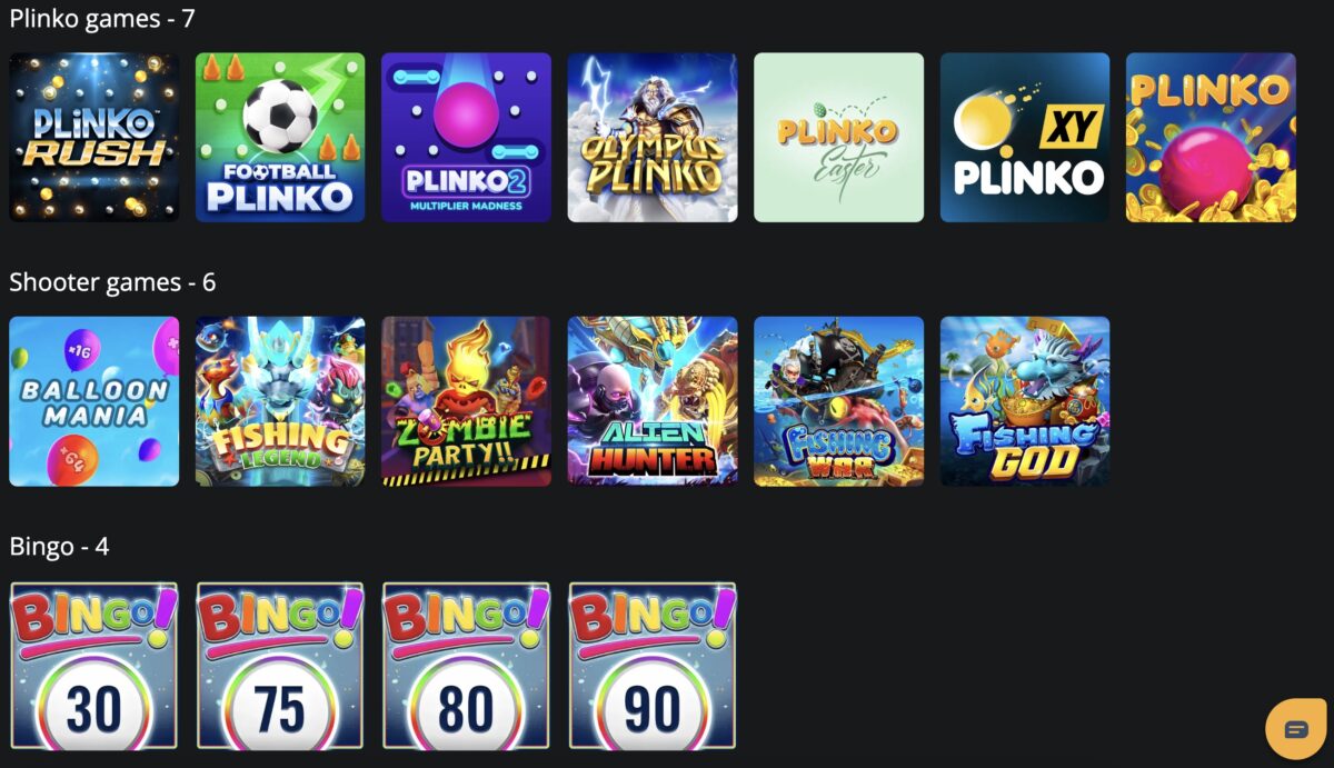 Specialty Games at BetWhale