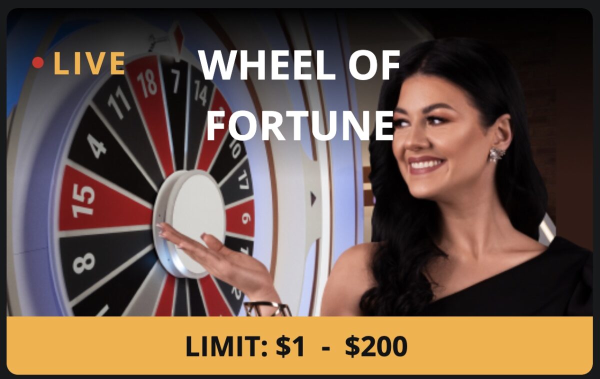 Wheel of Fortune Game Show at BetWhale