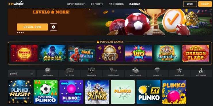 betwhale plinko best gambling site