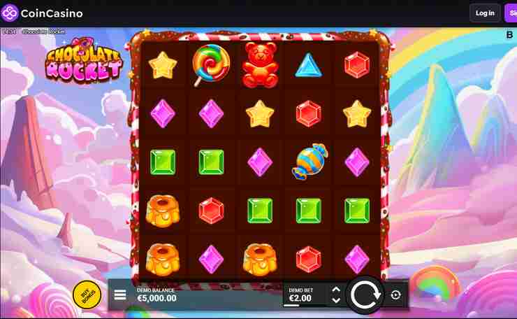 Chocolate rocket slot at Coin Casino