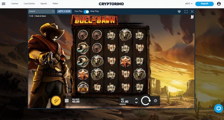 duel at dawn slot symbols at cryptorino