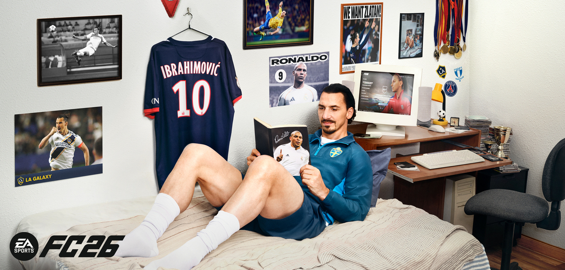 Zlatan Ibrahimovic is the cover star of EA FC 26