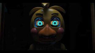 Funtime Chica as she appears in the Five Nights at Freddy's 2 movie.