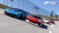 Various cars racing in Forza Horizon 5