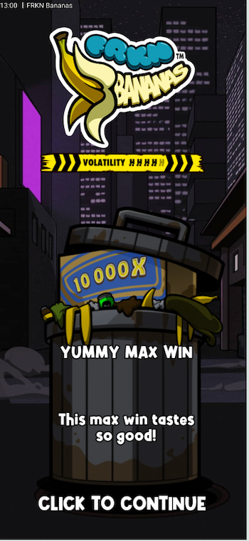 frkn bananas slot mobile gameplay at lucky block