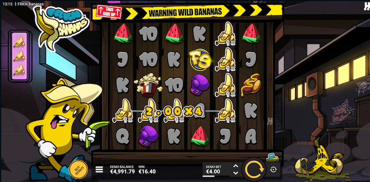 frkn bananas slot win at mega dice