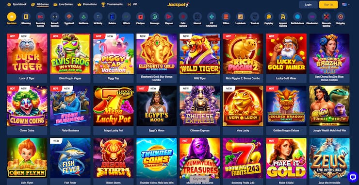 high rtp slots at the jackpoty online casino in australia