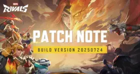 Marvel Rivals official splash art for season 3, filled with text that announced the Marvel Rivals July 24 Patch Notes