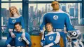 Fantastic Four First Steps Official Promotional image featuring the members of The Fantastic Four alongside their loyal robot H.E.R.B.I.E.