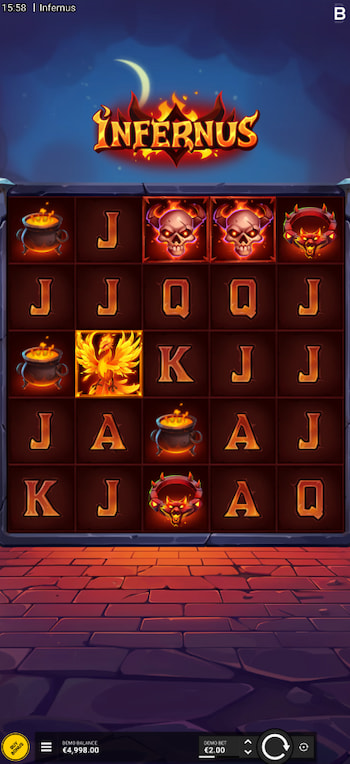 infernus mobile slot at lucky block