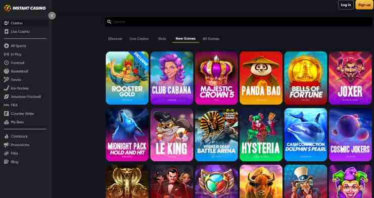 instant casino homepage - best new online casino in NZ