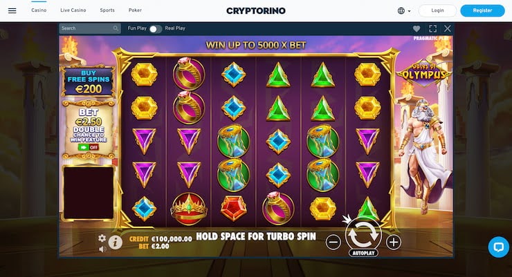play gates of olympus free play demo at cryptorino