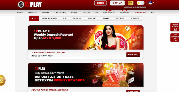promotions at the best online casino in singapore for bonuses, 12 play