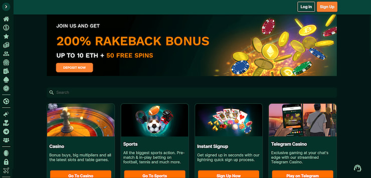 TG.Casino - best online casino in India with a rakeback bonus