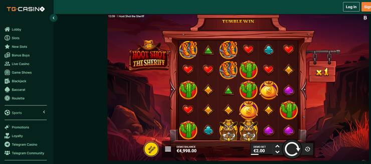 Tg Casino hoot_shot_the sherriff owl slot game review