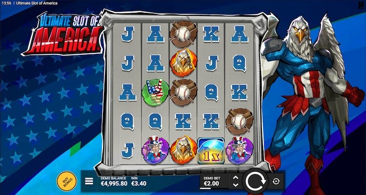 ultimate slot of america slot - basic gameplay