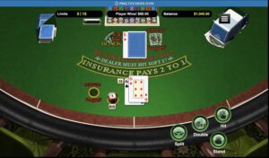 Blackjack Perfect Pairs at Raging Bull