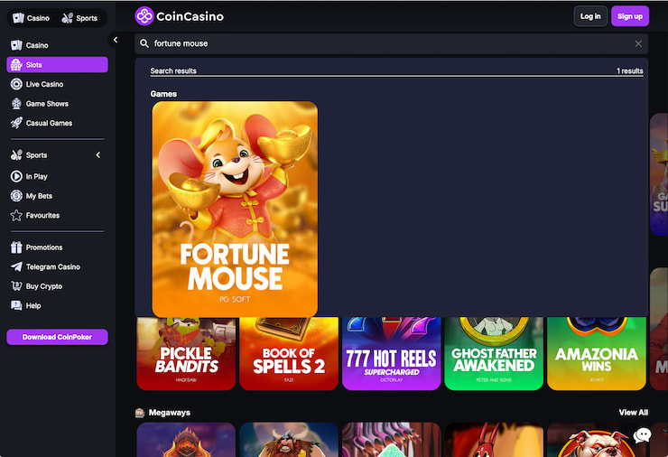 A look at the Fortune Mouse slot at CoinCasino 