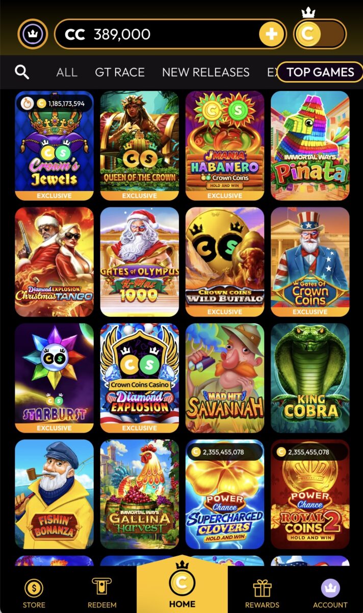 Crown Coins App Screenshot