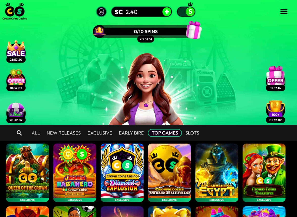 Slots at Crown Coins Casino