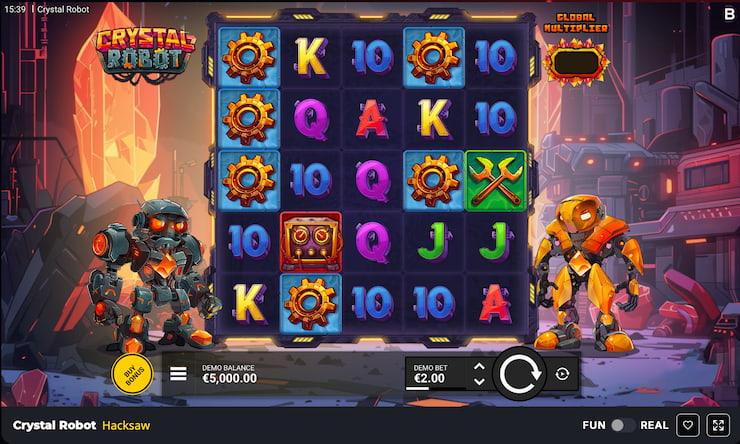 An image of the Crystal Robot slot from our Crystal Robot review