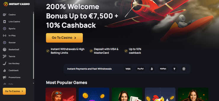 instant casino microgaming