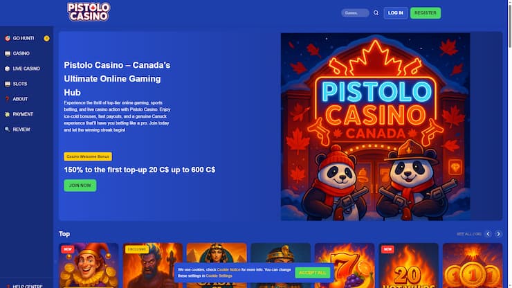 Pistolo Casino - Number 1 Ontario Online Casino