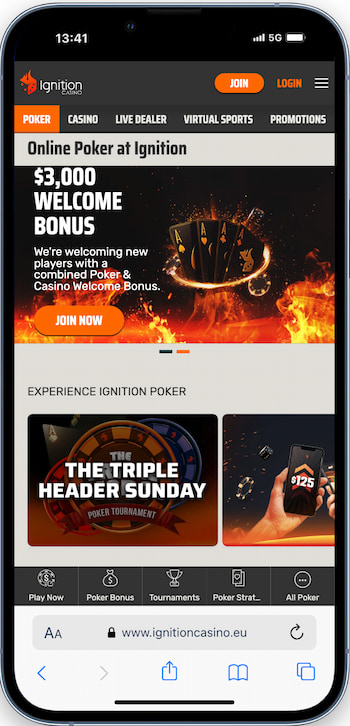 Ignition Casino Mobile 