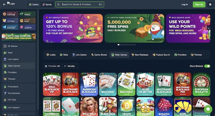 wild.io crypto casino