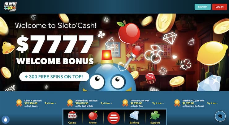 Slotocash $20 deposit casino