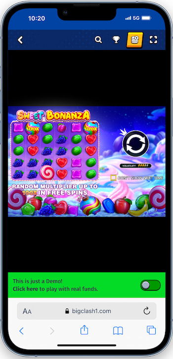 Sweet Bonanza Mobile screenshot